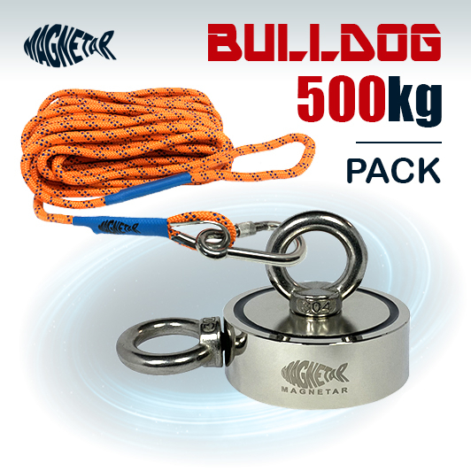 Pack Aimant 500kg Magnetar Bulldog