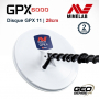 Disque GPX 11 de 28cm pour GPX 6000 pour détecter profond