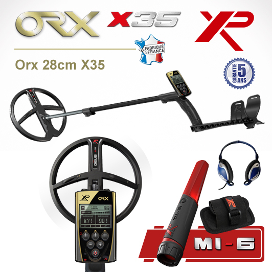 XP Orx 28cm X35, Casque et Pointer MI-6