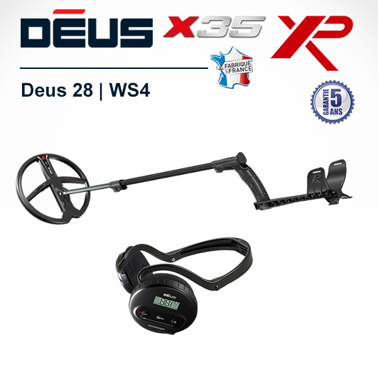 XP Deus 28cm X35 et Casque WS4