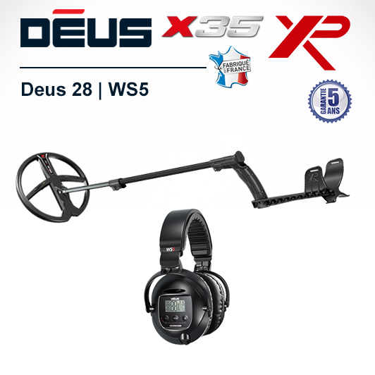 XP Deus 28cm X35 et Casque WS5