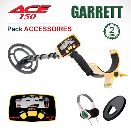 Garrett Ace 150 et Pack Accessoires