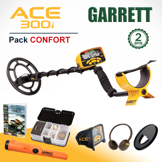Garrett Ace 300i et Pack Confort