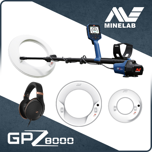 Minelab GPZ 8000 Pack 3 disques