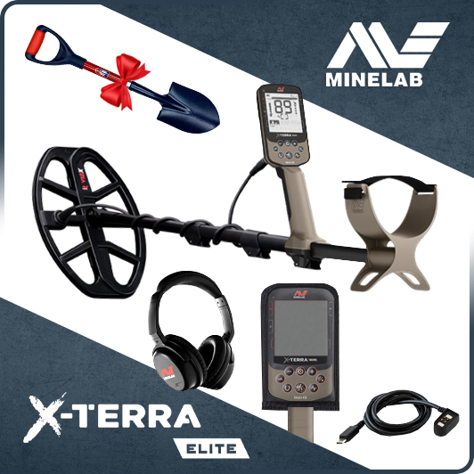 Detecteur de metaux Minelab X-Terra Elite avec le Pack Expedition