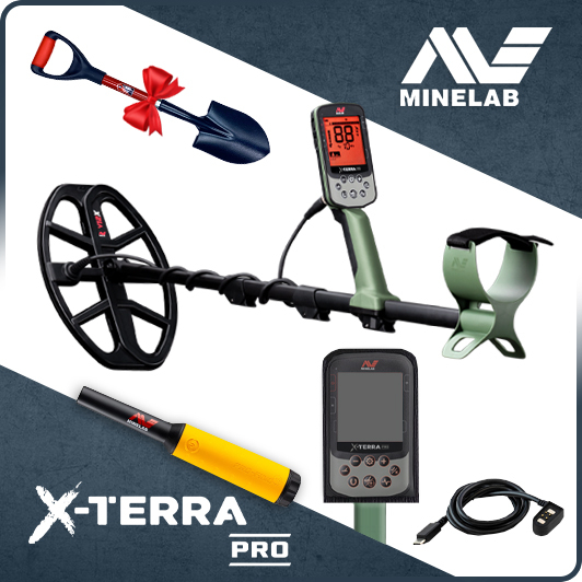 Minelab XTerra pro avec Pinpointer pour localiser avec facilité toutes les cibles