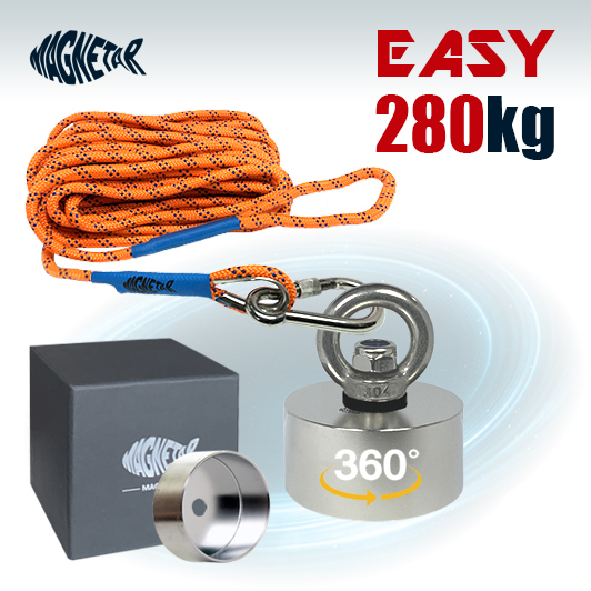 Pack Aimant 280kg Easy Magnetar 360°