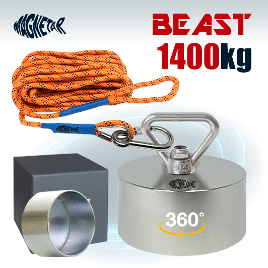 Pack Aimant 1400 kg Beast Magnetar 360°