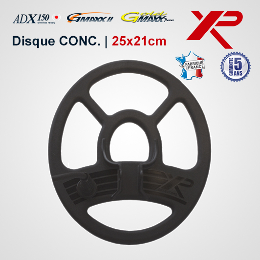 Disque 25x21cm Concentrique XP